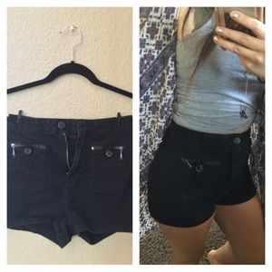 BDG URBAN OUTFITTERS BLACK MOTO SHORTS