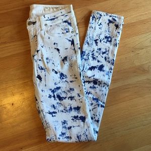 Rag & Bone Splatter Skinny Jeans