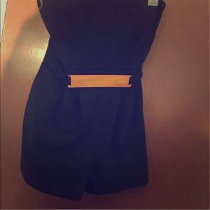 Black mini romper