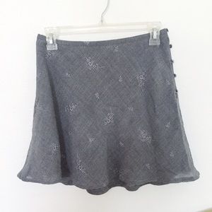 Ann Taylor embroidered skirt