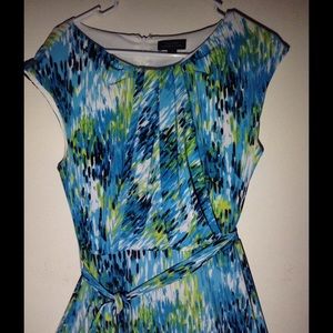 Patterned Business Dress