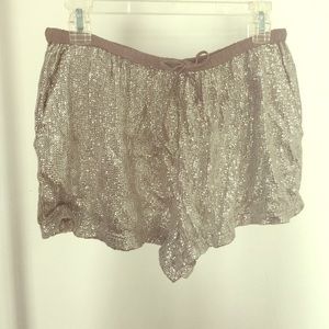 Silver sequence shorts by calypso at Barths
