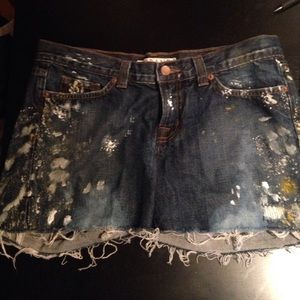 Really unique paint distressed jbrand shorts