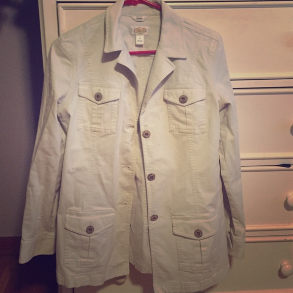 Talbots fall/spring beige stretch jacket