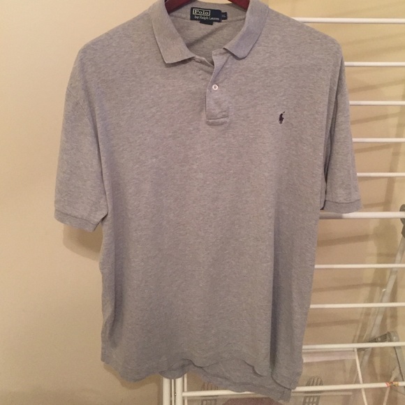 Men's Gray polo by Ralph Lauren polo shirt size XL