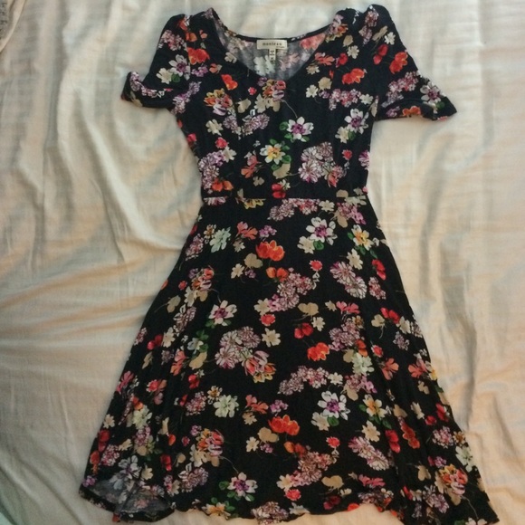 Black Floral Dress