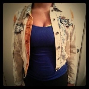 Cute patched jacket