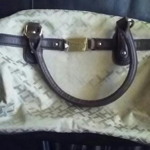 Tommy Hilfiger brown purse ..small/med sized