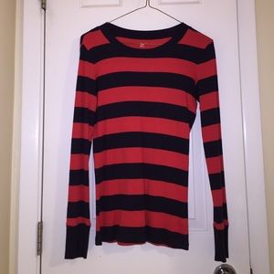 GAP. Log sleeve striped shirt