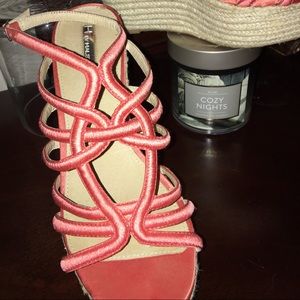 H by Halston Coral Wedge