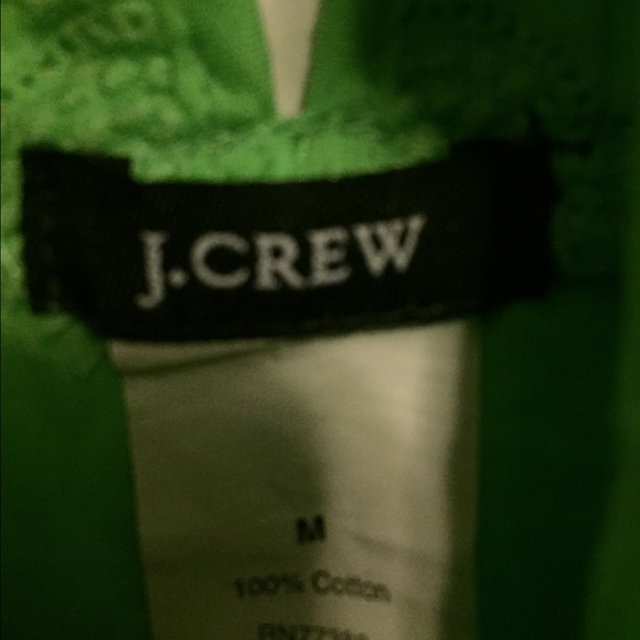 J CREW Flowy Green Top. SIZE M - Picture 2 of 3