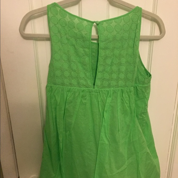 J CREW Flowy Green Top. SIZE M - Picture 3 of 3