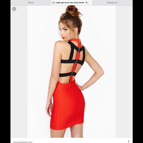 Nasty gal poppy bodycon dress, NWT