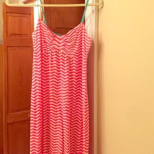 Chevron maxi dress. Never worn