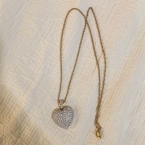 Authentic Swarovski Crystal Heart Necklace