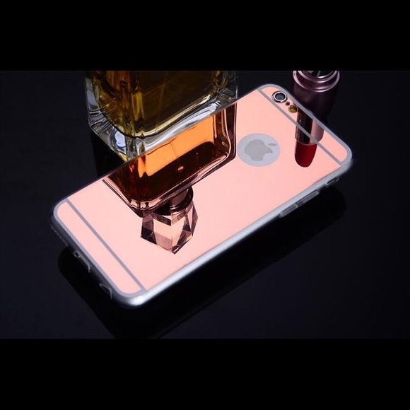 Accessories - iPhone 6/6S & PLUS soft mirror cover rosegold