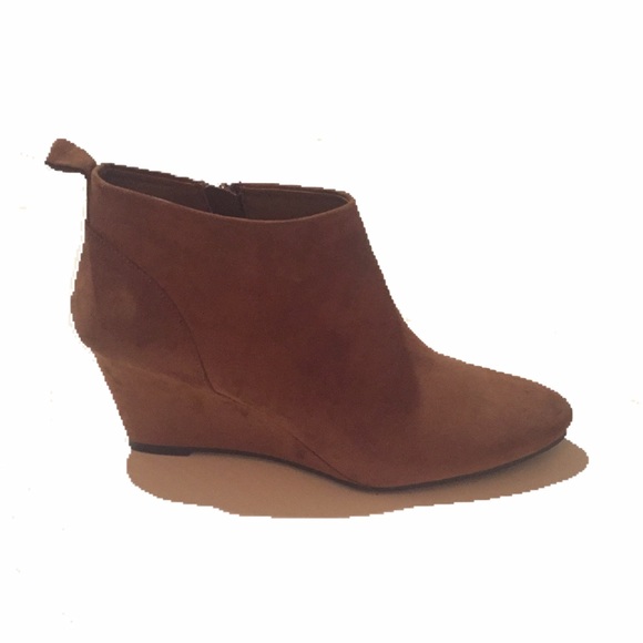 Forever 21 Shoes - Suede wedge boots