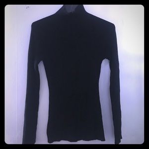 INC Ribbed Mock Neck