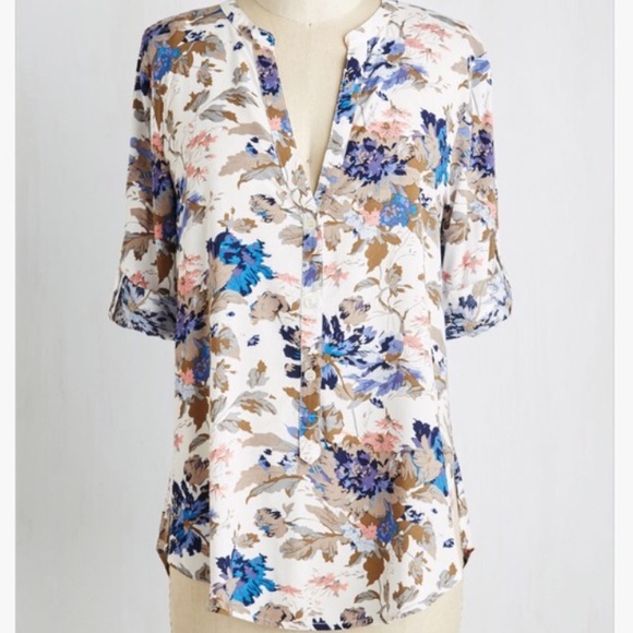 Modcloth "Picturing the Pastoral" top