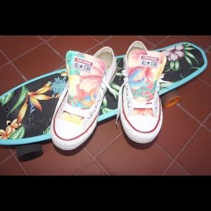 Hand painted converse sneakers