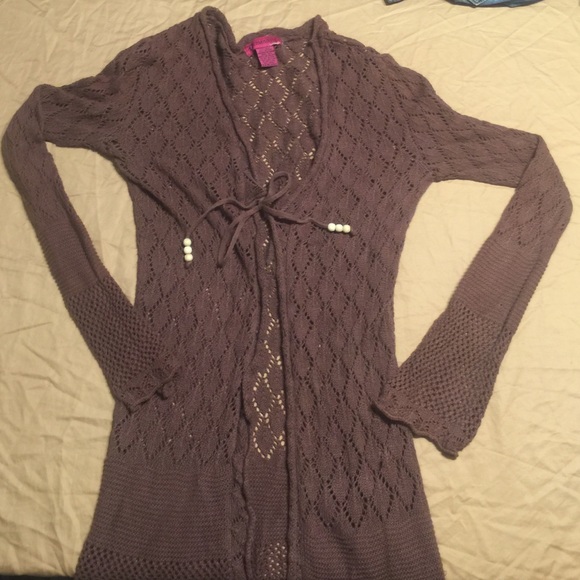 brown sz s cardigan - Picture 2 of 4