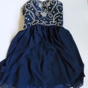 Beautiful navy dress from Dylan Queen