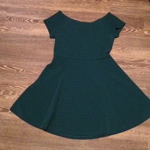 Deep Teal green dress