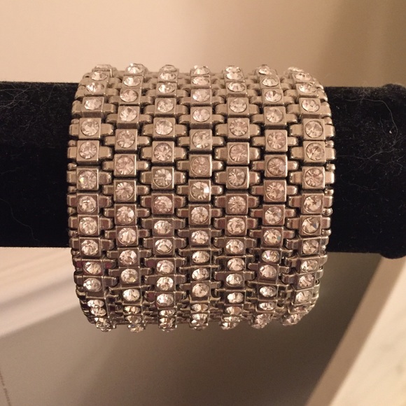 Never worn rhinestone evening bracelet