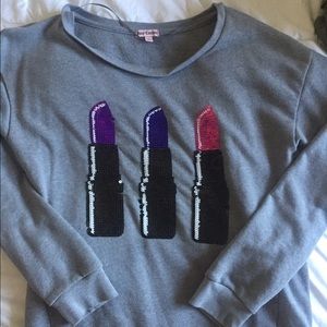 Juicy Couture Long Sleeve Sequin Shirt