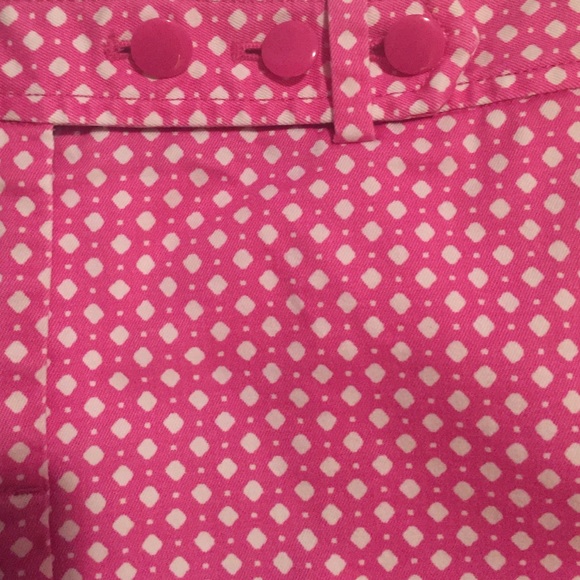 J Crew Factory Pink and White Mini Skirt - Picture 2 of 4