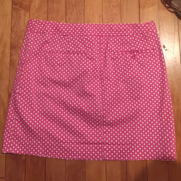J Crew Factory Pink and White Mini Skirt - Picture 4 of 4