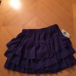 Aqua brand ruffled skirt