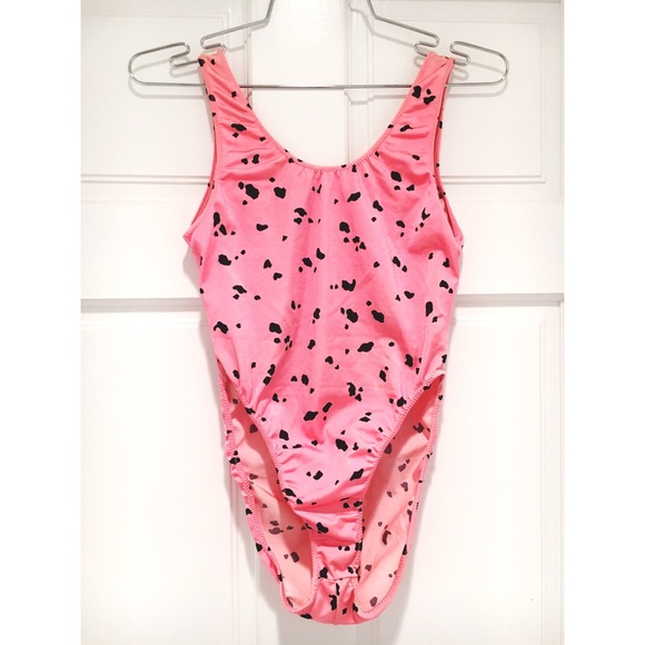 👙VINTAGE Pink Spotted One Piece 👙