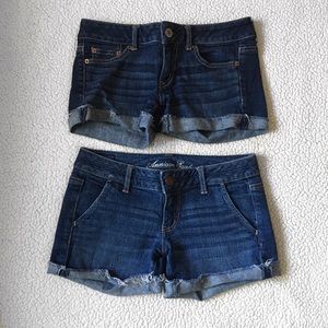 (2 pairs) American Eagle Denim Jean Shorts