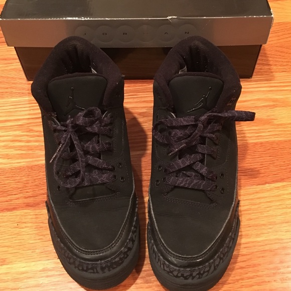 Jordan Shoes - Air Jordan 3 retro black cat sneakers