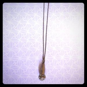 Holographic Gold Microphone Necklace
