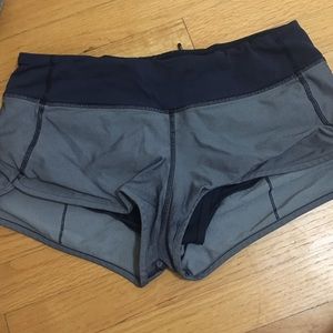 Lululemon speed shorts
