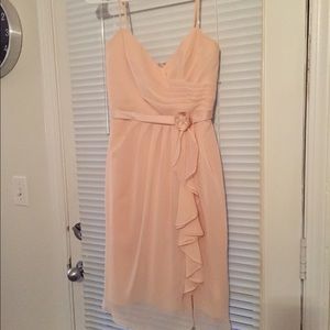 Champagne Alfred Angelo Bridesmaid Dress