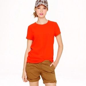 J. Crew matte crepe t shirt