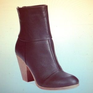 High Black Ankle Boot