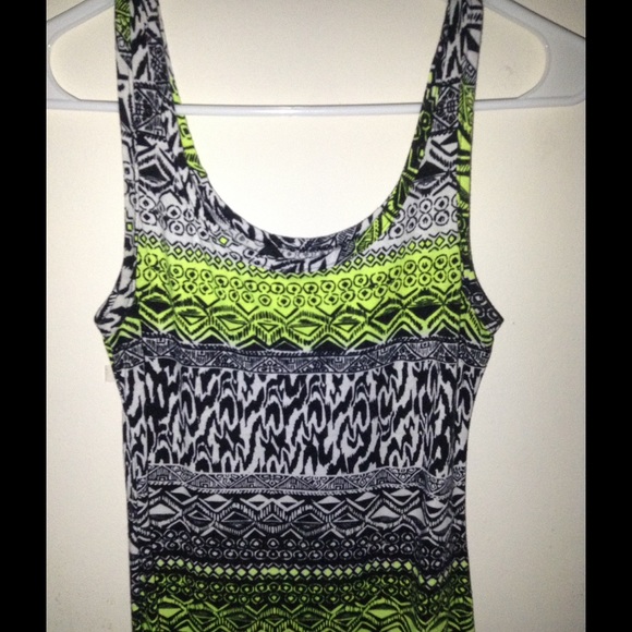 Patterned Stretch Summer Dress - Picture 1 of 3