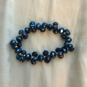 Dark Blue Sparkly Bracelet