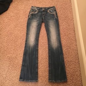 Miss Me boot legged jeans.