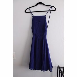 Urban Outfitters Blue criss cross back