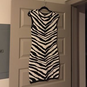 Zebra print dress