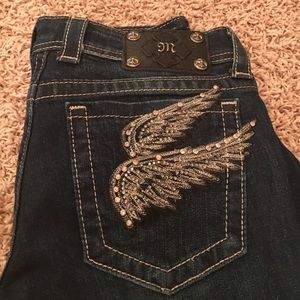 Miss Me boot legged jeans.