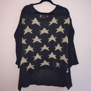 LF Oversized Star Sweater