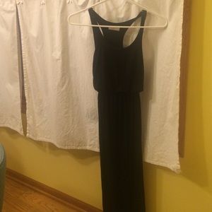 Black maxi dress