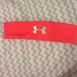 Neon Pink Under Armour Headband