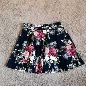Floral circle skirt